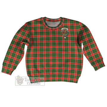 Pollock Tartan Kid Ugly Sweater with Family Crest Kid - Tartan Vibes Clothing