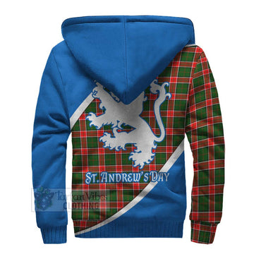 Pollock Family Crest Tartan Sherpa Hoodie Celebrate Saint Andrew's Day in Style - Tartan Vibes Clothing