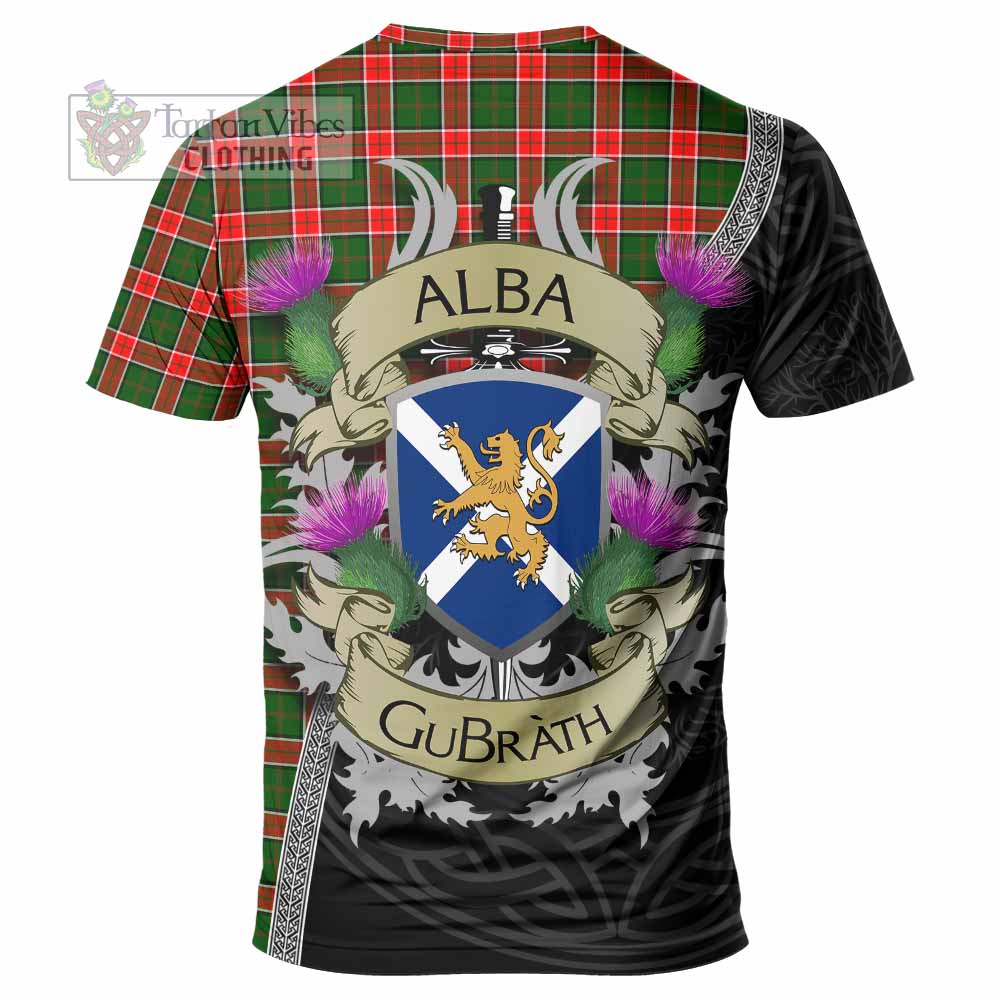 Pollock Tartan Family Crest T-Shirt Lion Rampant Royal Thistle Shield Celtic Inspired - Tartan Vibes Clothing