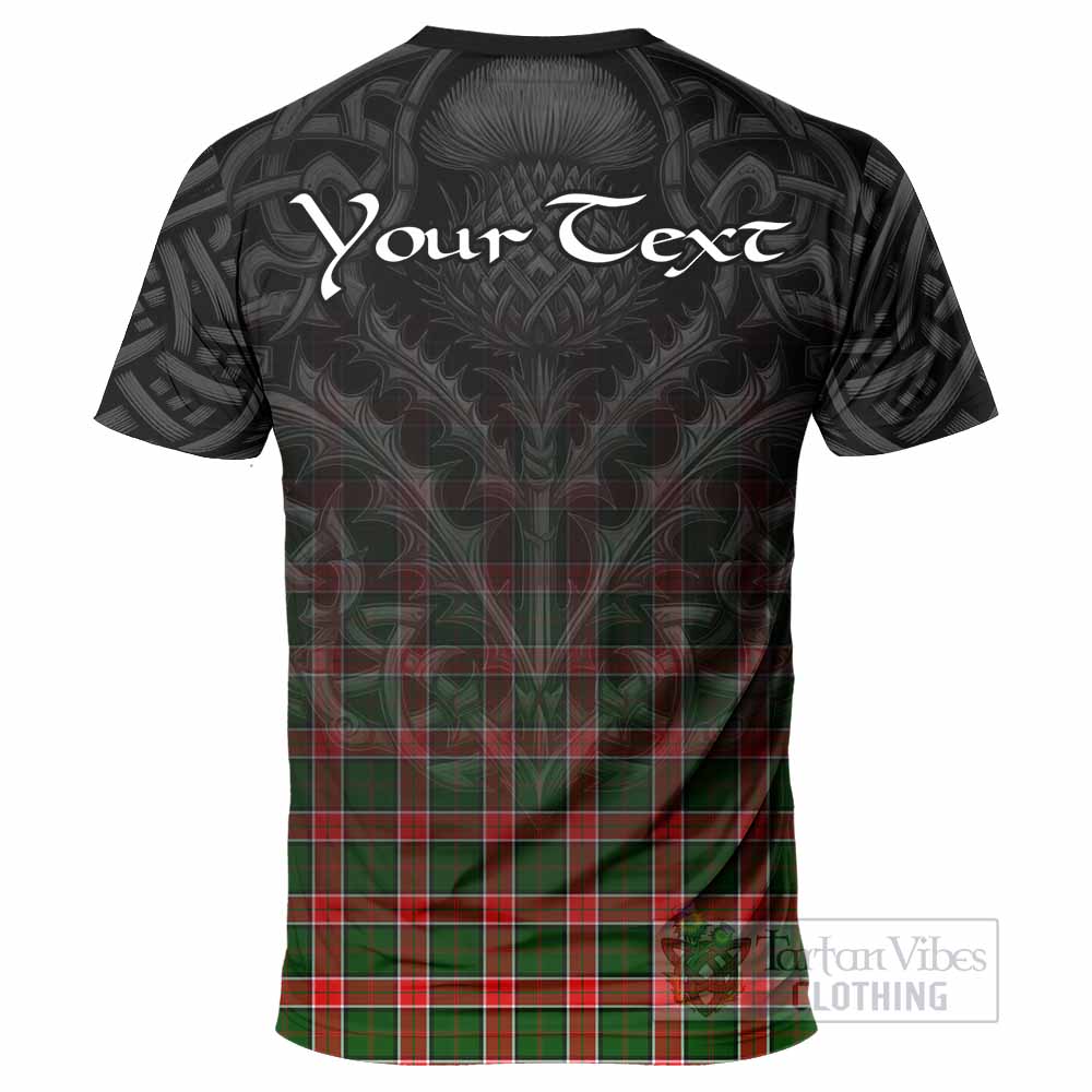 Pollock Tartan T-Shirt with Family Crest Celtic Thistle Vibes - Tartan Vibes Clothing