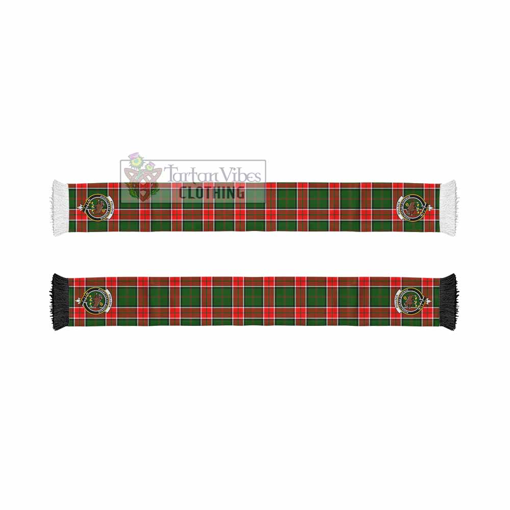 Pollock Tartan Ruffneck Scarf with Family Crest - Tartan Vibes Clothing