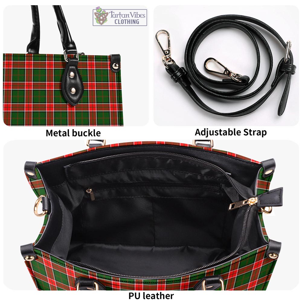 Pollock Tartan Luxury Leather Handbags - Tartan Vibes Clothing