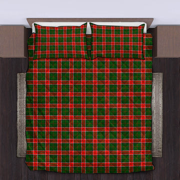 Pollock Tartan Quilt Bed Set King - Tartan Vibes Clothing