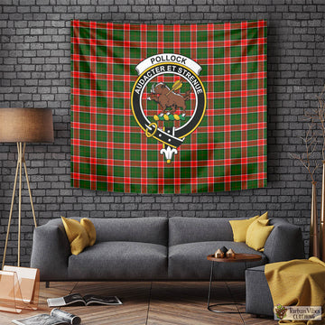 Pollock Tartan Tapestry Wall Hanging and Home Decor for Room with Family Crest Tapestry - Tartan Vibes Clothing
