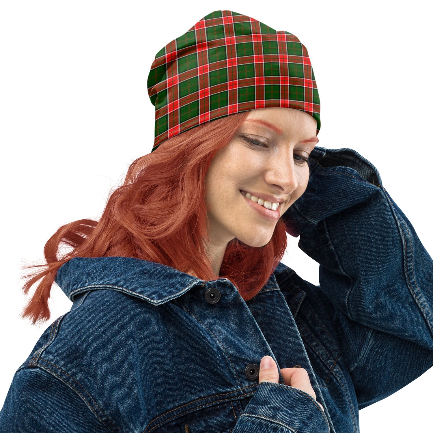 Pollock Tartan Beanies Hat Adult 10.8 × 11 inches - Tartan Vibes Clothing