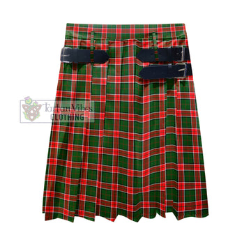 Pollock Modern Tartan Men's Pleated Skirt - Fashion Casual Retro Scottish Kilt Style