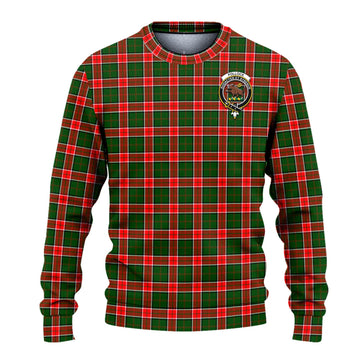 Pollock Tartan Ugly Sweater with Family Crest - Tartan Vibes Clothing