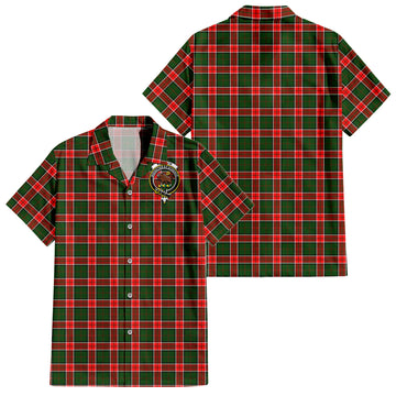 pollock-modern-tartan-short-sleeve-button-down-shirt-with-family-crest