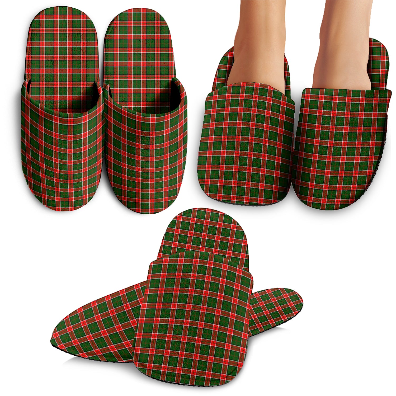 Pollock Tartan Home Slippers - Tartan Vibes Clothing