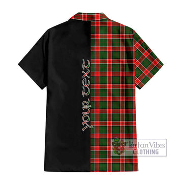 Pollock Tartan Hawaiian Shirt with Family Crest and Half Of Me Style - Tartan Vibes Clothing