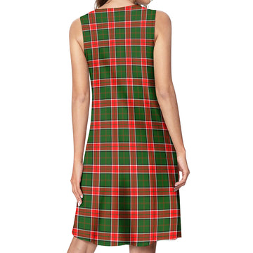 Pollock Modern Tartan Womens Casual Dresses - Tartanvibesclothing