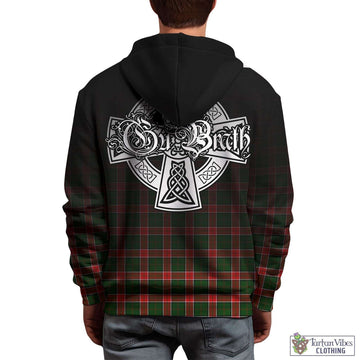Pollock Tartan Hoodie Featuring Alba Gu Brath Family Crest Celtic Inspired - Tartan Vibes Clothing