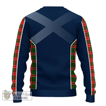 Pollock Tartan Ugly Sweater with Family Crest and Lion Rampant Vibes Sport Style - Tartan Vibes Clothing