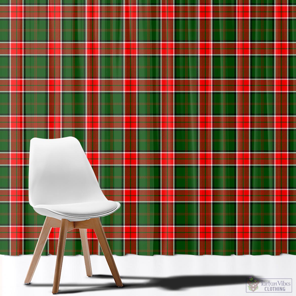 Pollock Modern Tartan Window Curtain
