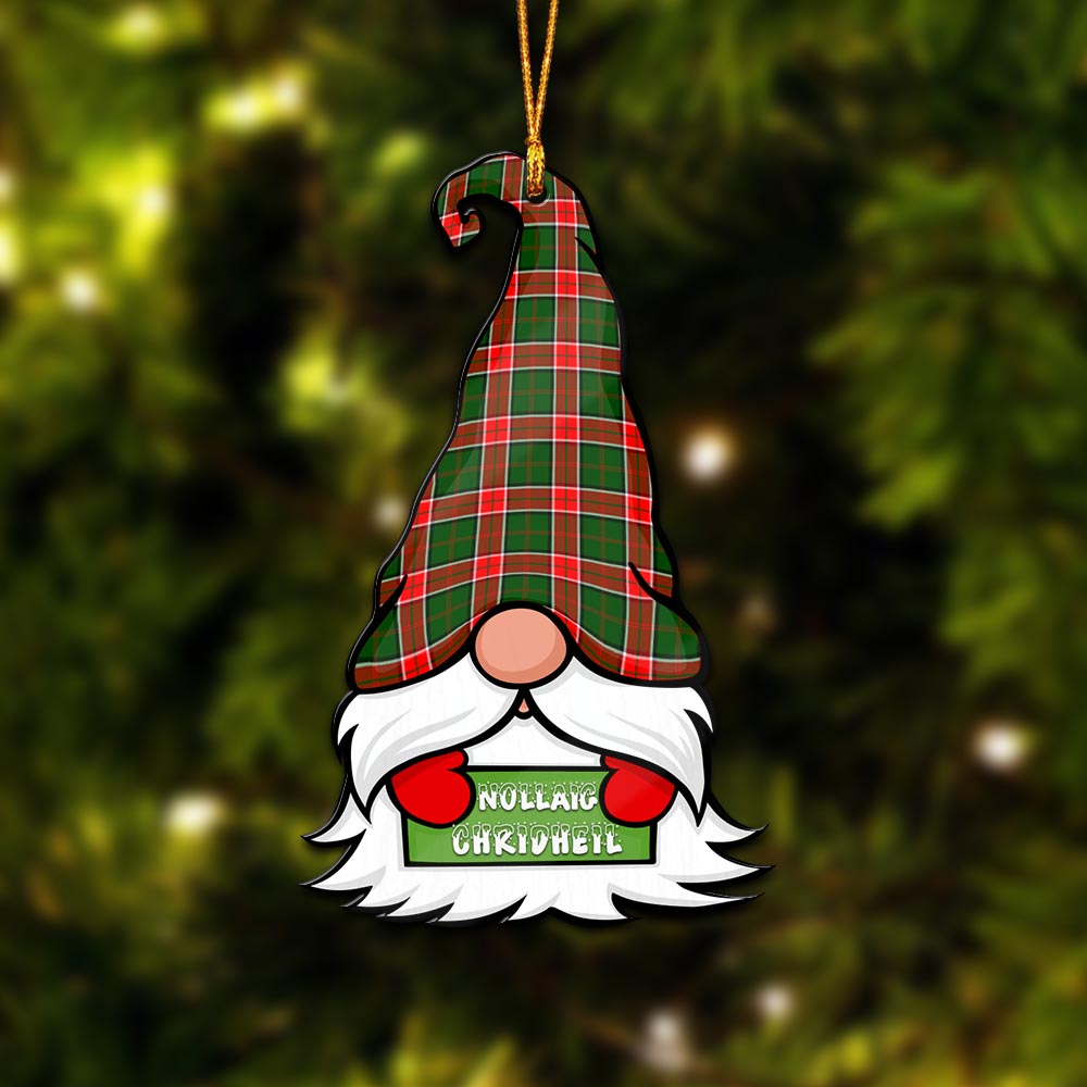 Pollock Gnome Christmas Ornament with His Tartan Christmas Hat - Tartan Vibes Clothing