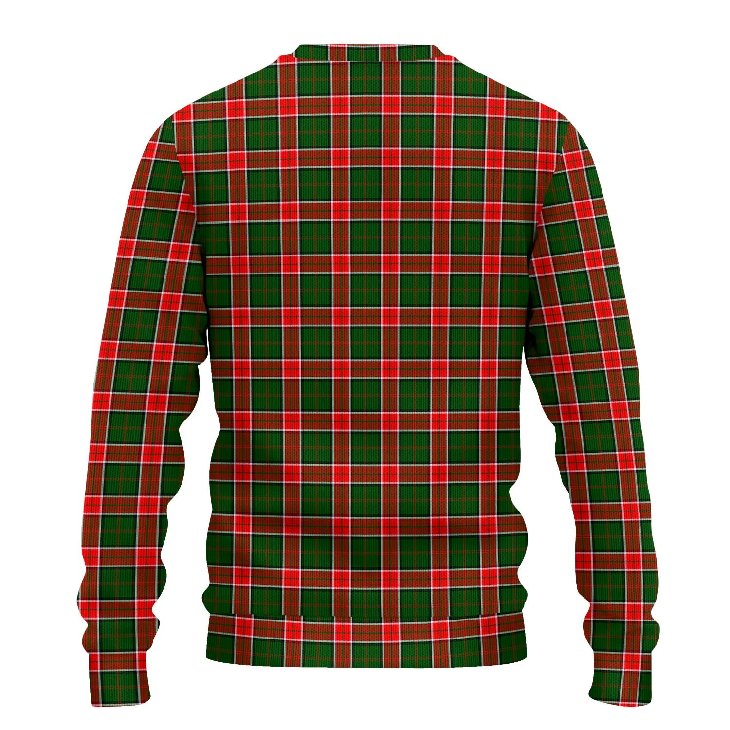 Pollock Tartan Ugly Sweater with Family Crest - Tartan Vibes Clothing
