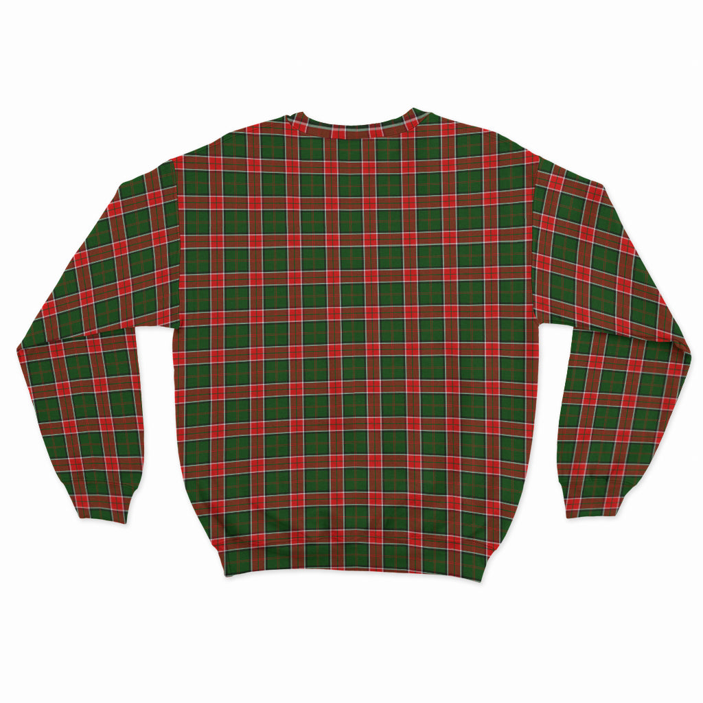 Pollock Tartan Sweatshirt with Family Crest - Tartan Vibes Clothing