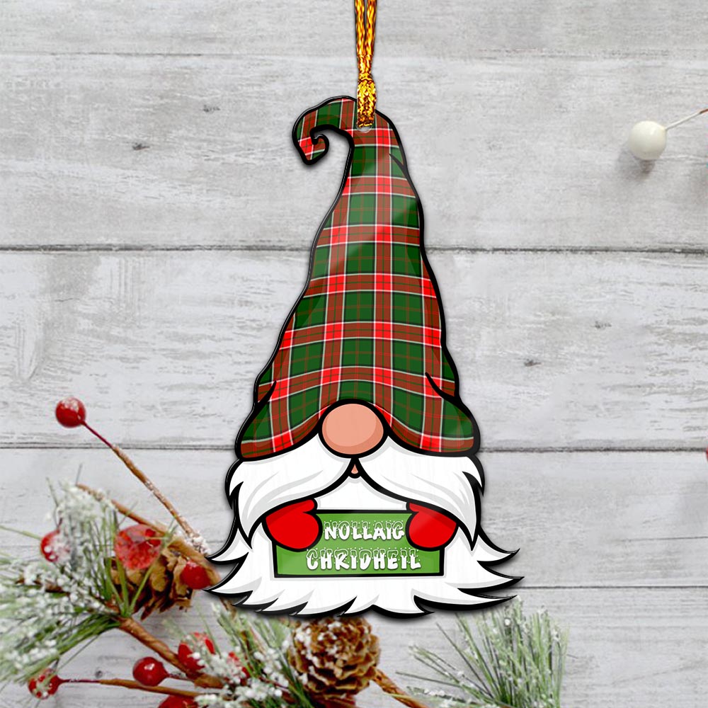 Pollock Gnome Christmas Ornament with His Tartan Christmas Hat - Tartan Vibes Clothing