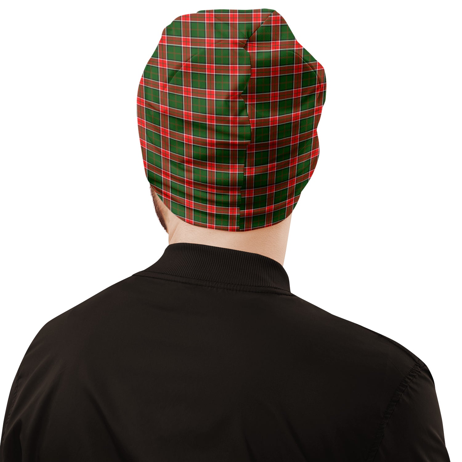 Pollock Tartan Beanies Hat with Family Crest - Tartan Vibes Clothing