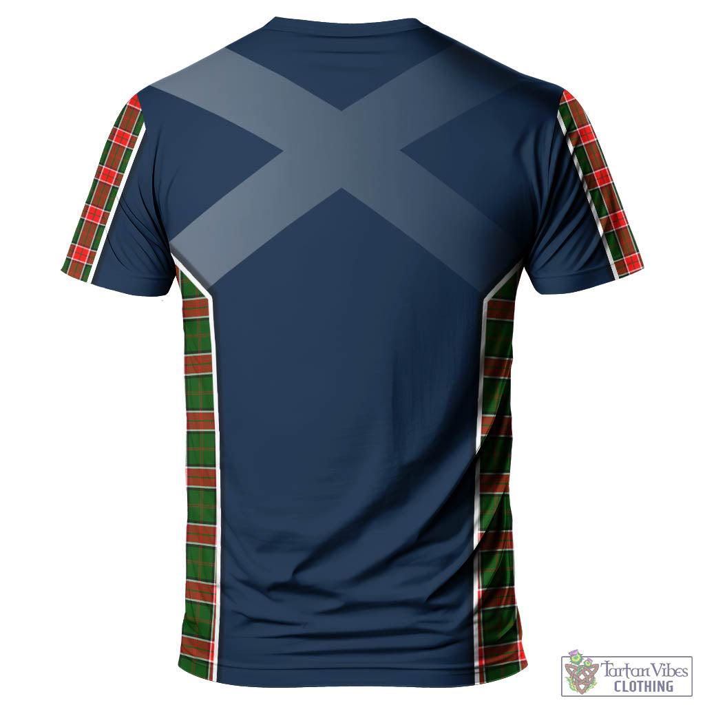 Tartan Vibes Clothing Pollock Modern Tartan T-Shirt with Family Crest and Scottish Thistle Vibes Sport Style