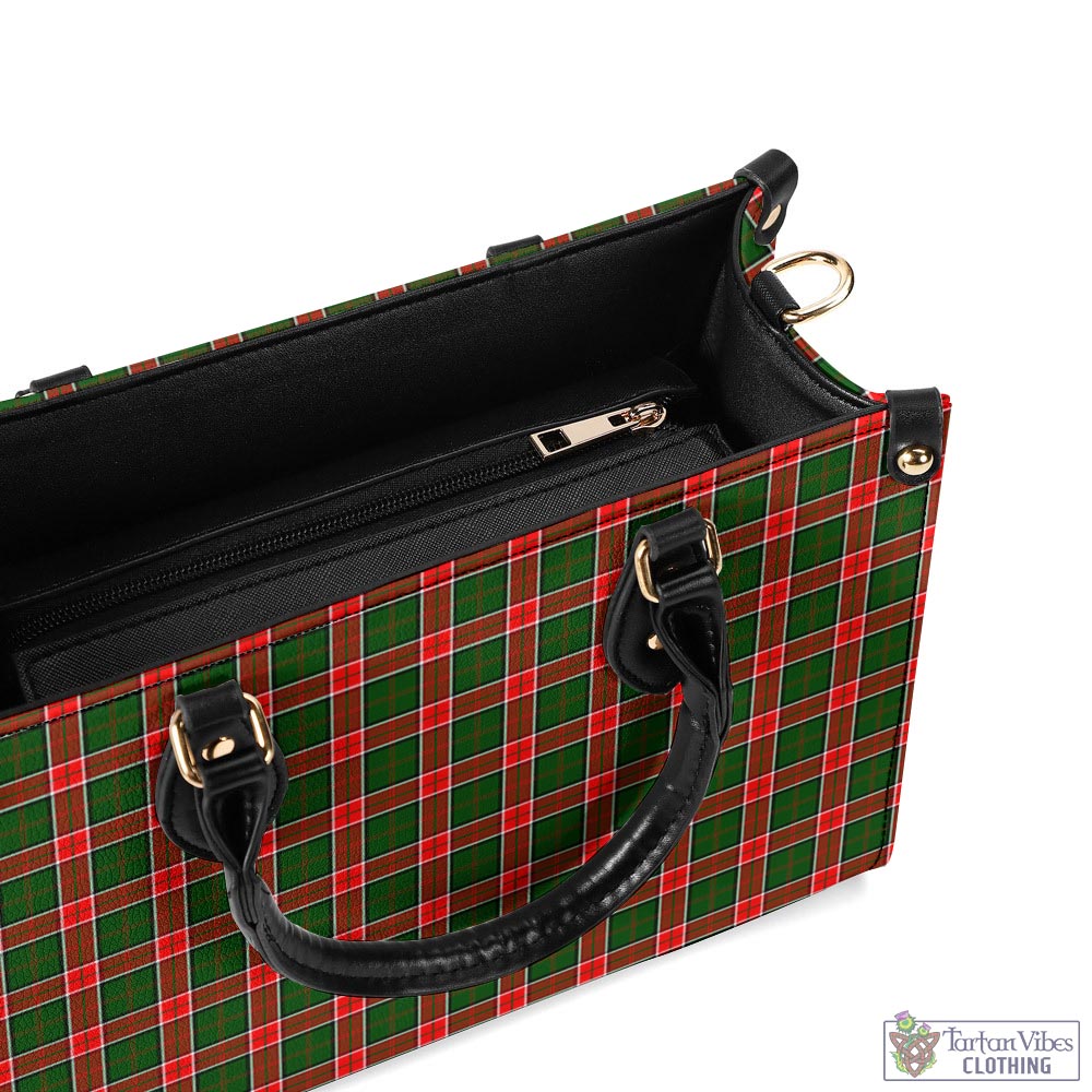 Pollock Tartan Luxury Leather Handbags - Tartan Vibes Clothing