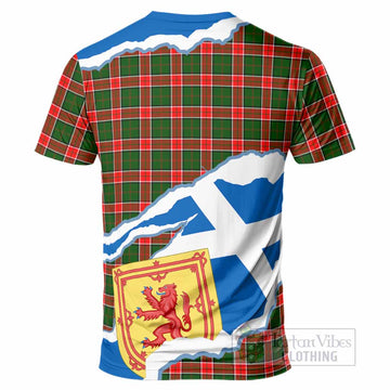 Pollock Scotland Football Tartan T-Shirt We'll Be Coming