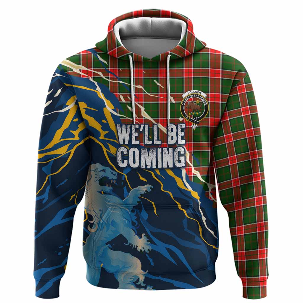 Pollock Scotland Tartan Hoodie WC2026 Football - We'll Be Coming