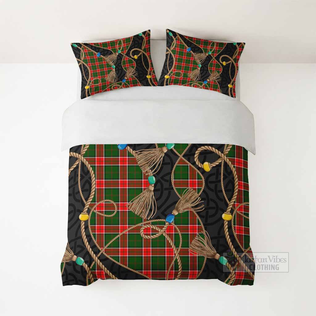 Pollock Scottish Tartan Twisted Ropes Stylized Bedding Set - Tartan Vibes Clothing