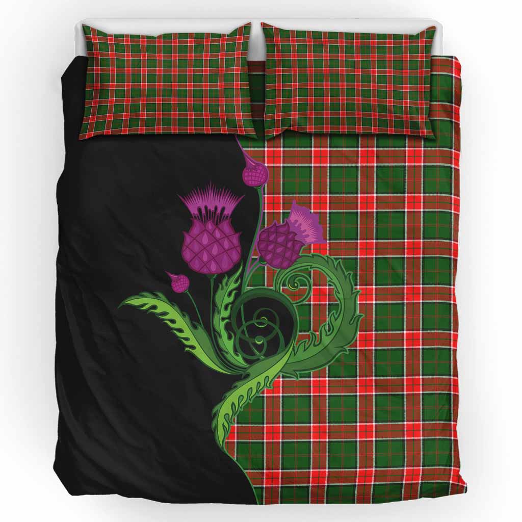 Pollock Tartan Bedding Set Traditional Scottish Thistle UK Bedding Set UK King 91*87 inch - Tartan Vibes Clothing