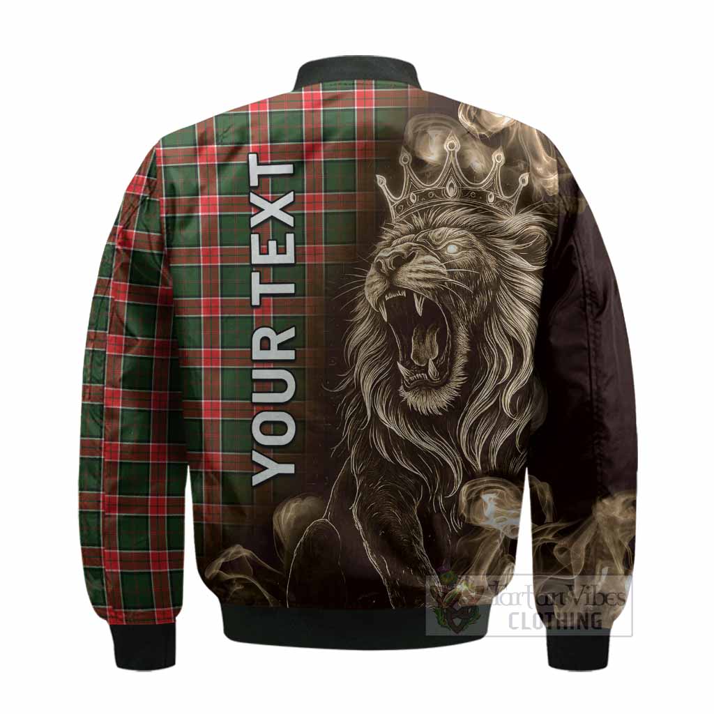 Pollock Tartan Bomber Jacket Roaring Lion Heritage