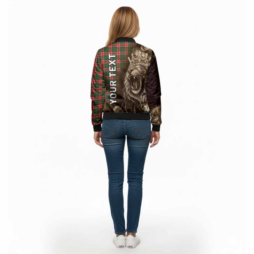 Pollock Tartan Bomber Jacket Roaring Lion Heritage