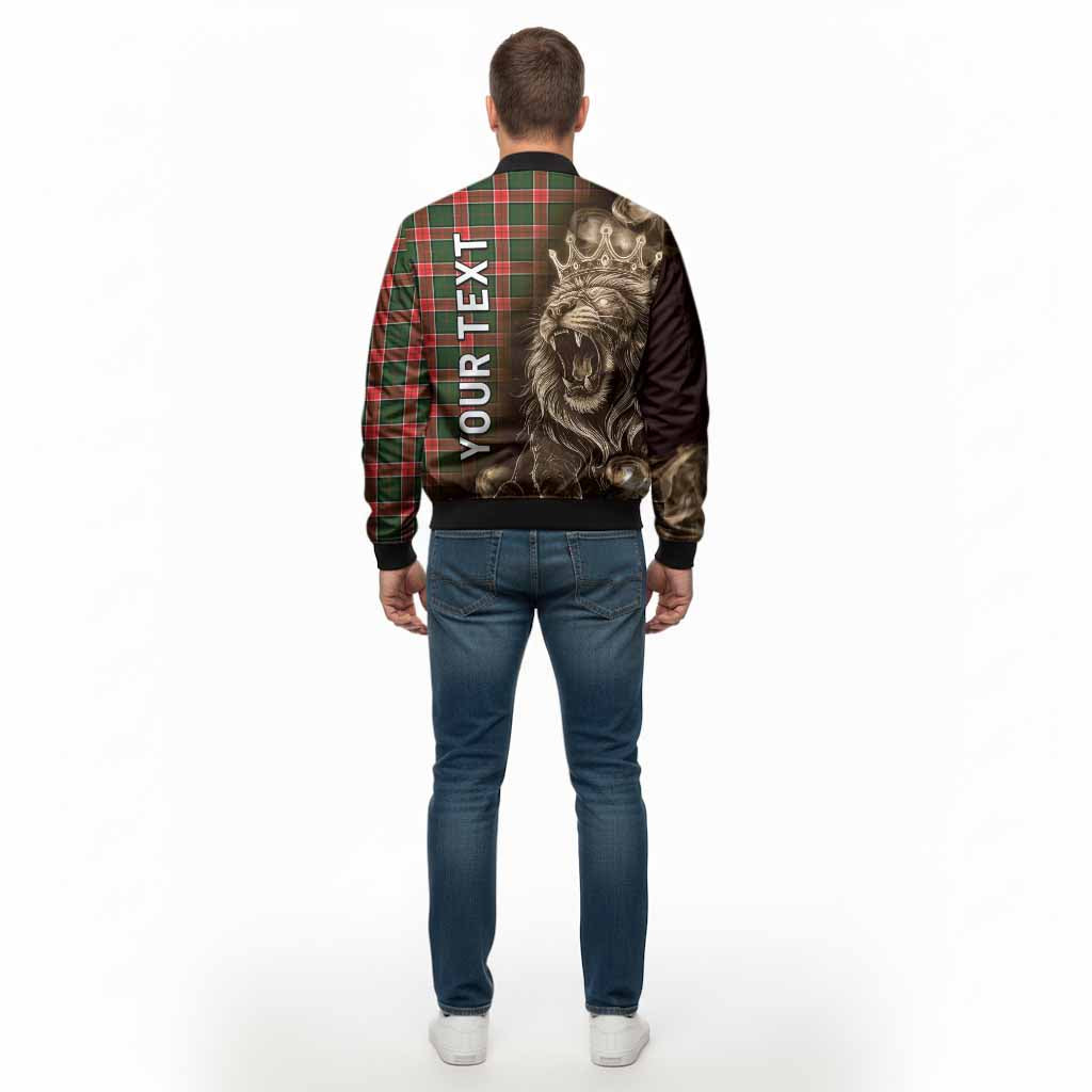 Pollock Tartan Bomber Jacket Roaring Lion Heritage