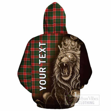Pollock Tartan Cotton Hoodie Roaring Lion Heritage