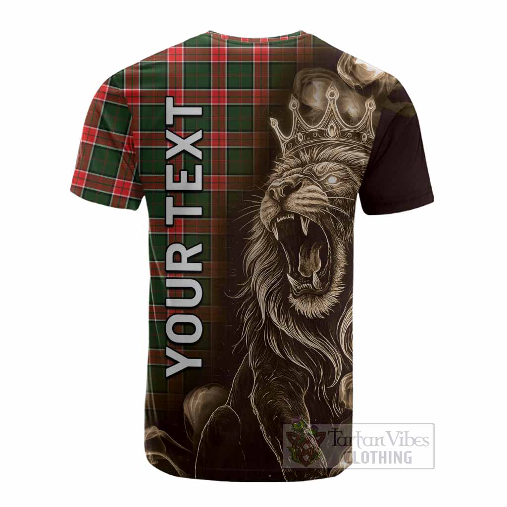 Pollock Tartan Cotton T-shirt Roaring Lion Heritage