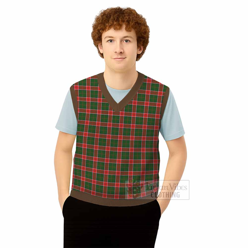 Pollock Tartan Knitted V-Neck Vest - Tartan Vibes Clothing