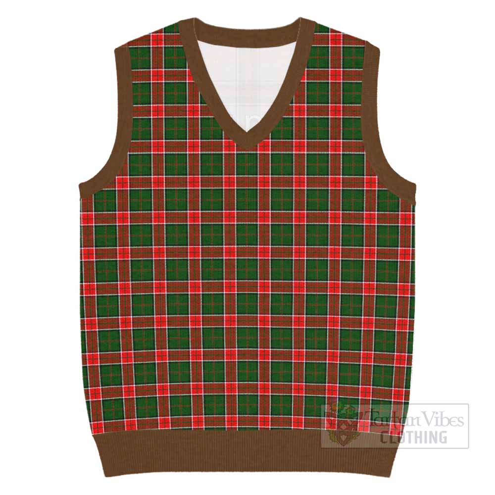 Pollock Tartan Knitted V-Neck Vest - Tartan Vibes Clothing