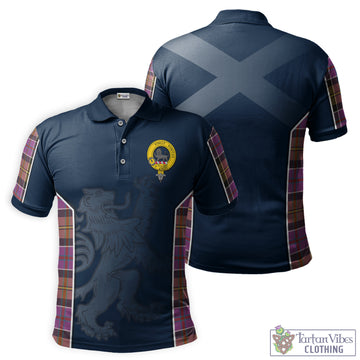 (Customer's Request) Culloden Tartan Men's Polo Shirt with Lion Rampant Vibes Sport Style
