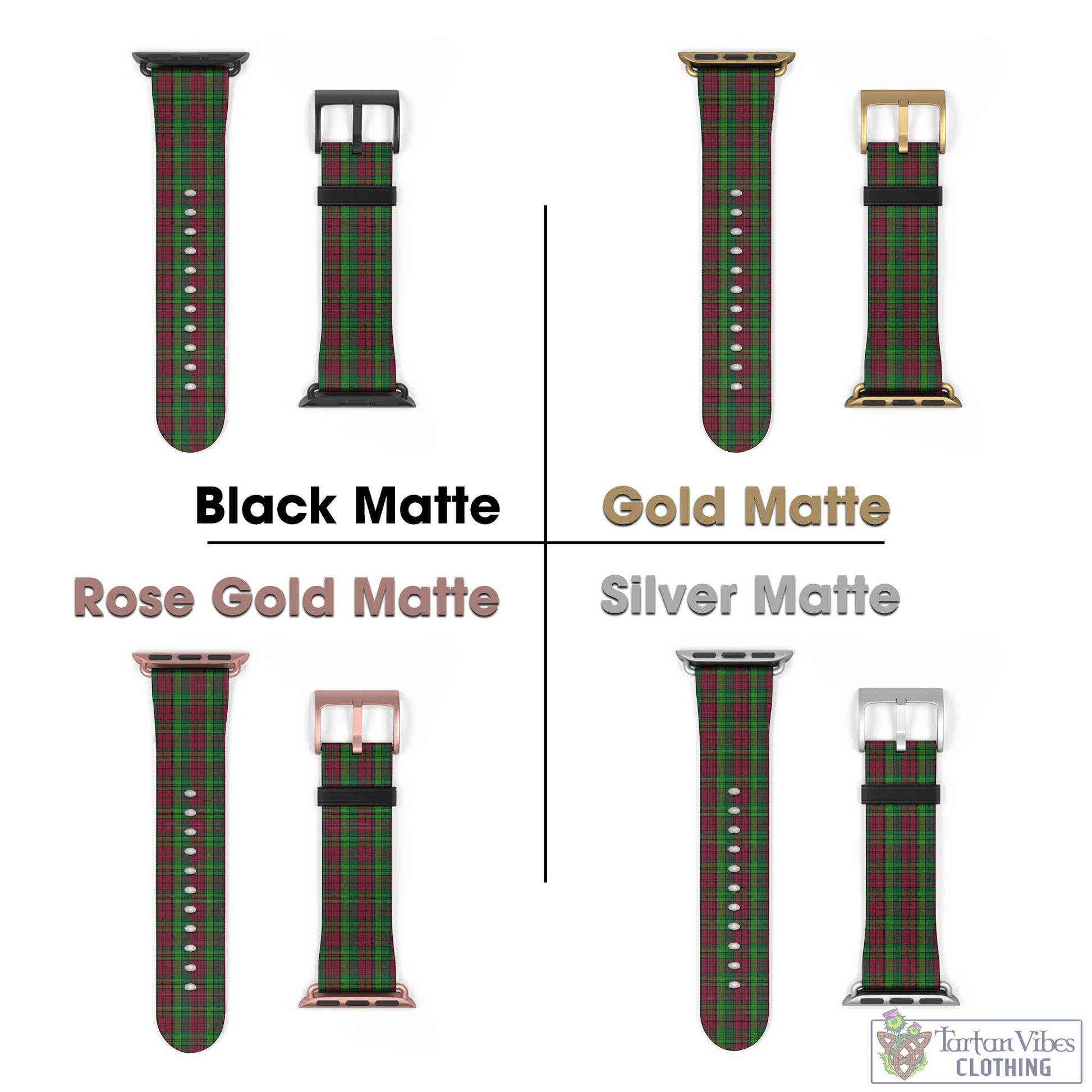 Pope of Wales Tartan Watch Band 42 - 45 mm - Tartan Vibes Clothing
