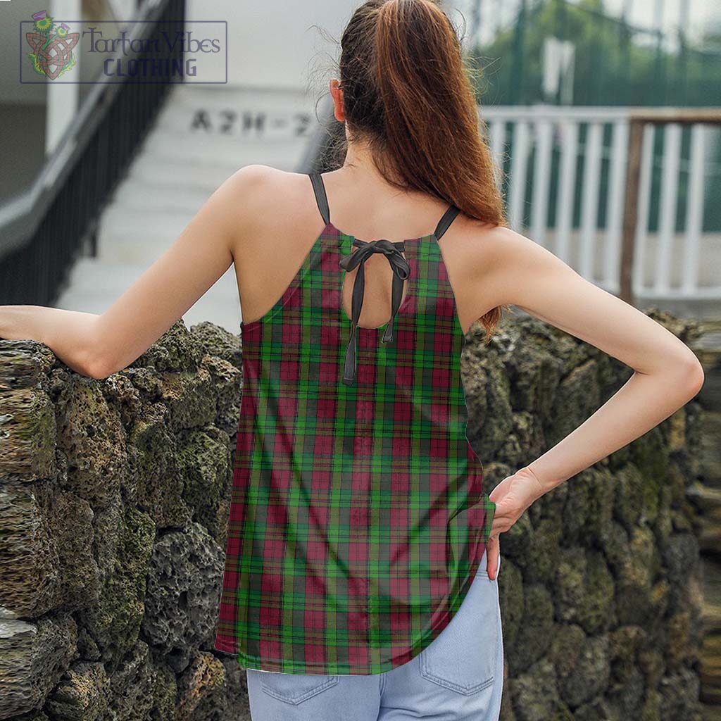 Pope of Wales Tartan Loose Halter Neck Camisole - Tartan Vibes Clothing