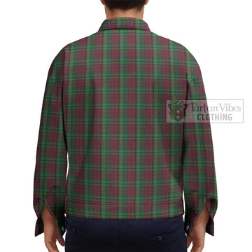Pope of Wales Tartan Unisex Lapel Cotton Jacket