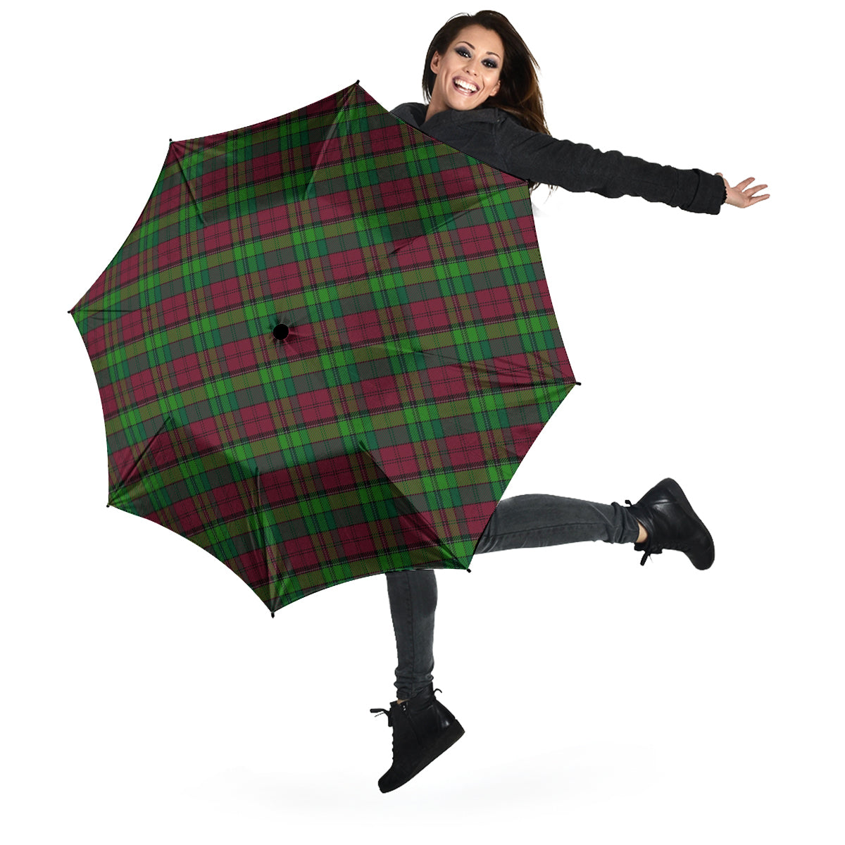 Pope of Wales Tartan Umbrella - Tartanvibesclothing