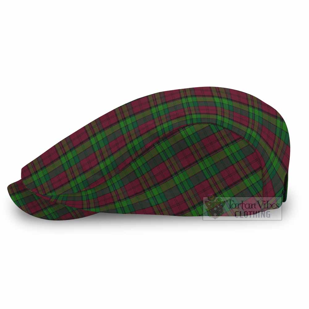 Pope of Wales Tartan Jeff Cap, Tartan Flat Cap