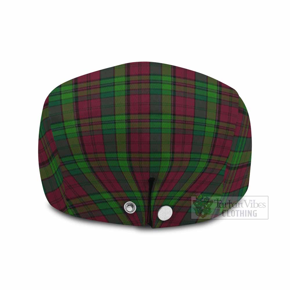 Pope of Wales Tartan Jeff Cap, Tartan Flat Cap