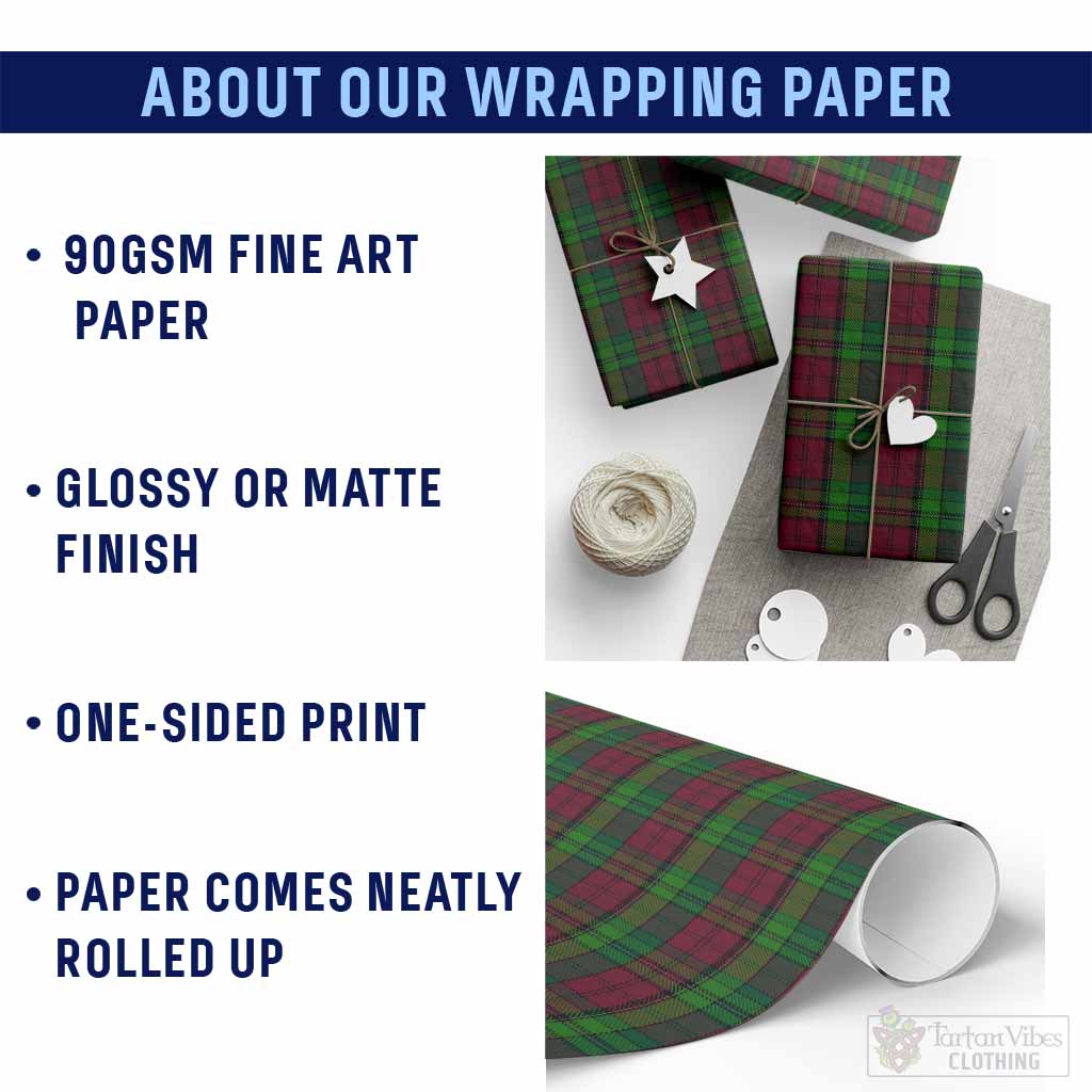 Pope of Wales Tartan Wrapping Paper