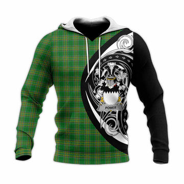 Tartan Vibes Clothing Power Irish Clan Knitted Hoodie Celtic Circle Style