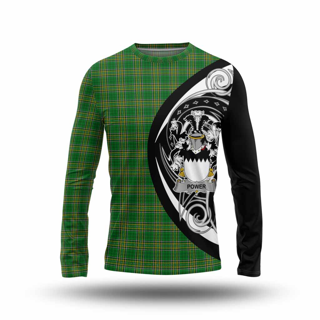 Power Irish Clan Long Sleeve T-Shirt Celtic Circle Style Unisex - Tartan Vibes Clothing