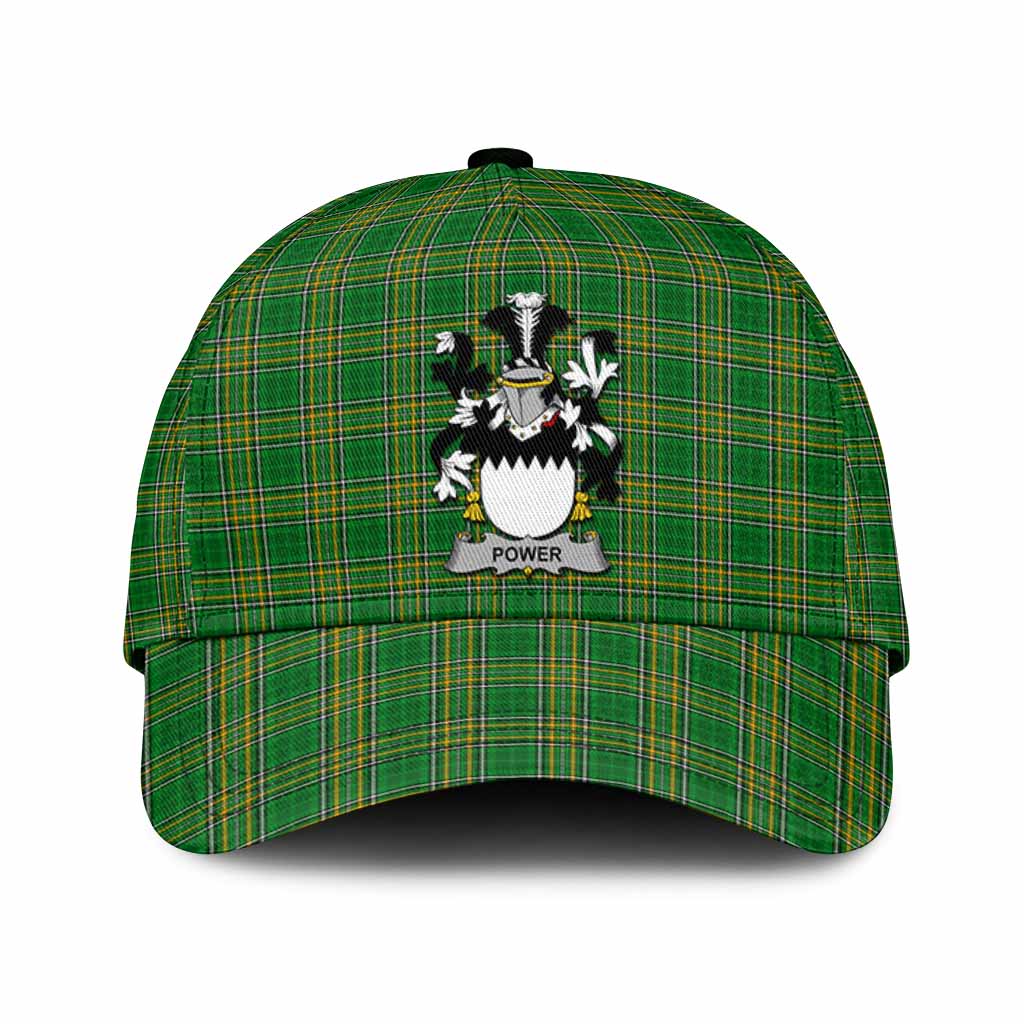 Power Irish Clan Tartan Classic Cap with Coat of Arms