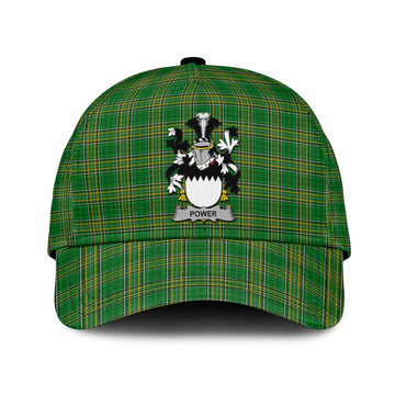 Power Irish Clan Tartan Classic Cap with Coat of Arms