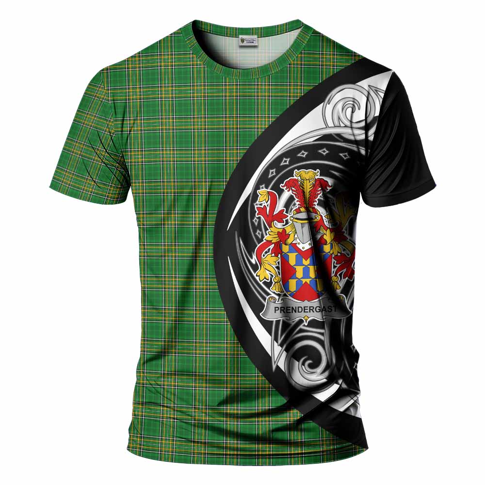 Tartan Vibes Clothing Prendergast Irish Clan T-Shirt Celtic Circle Style