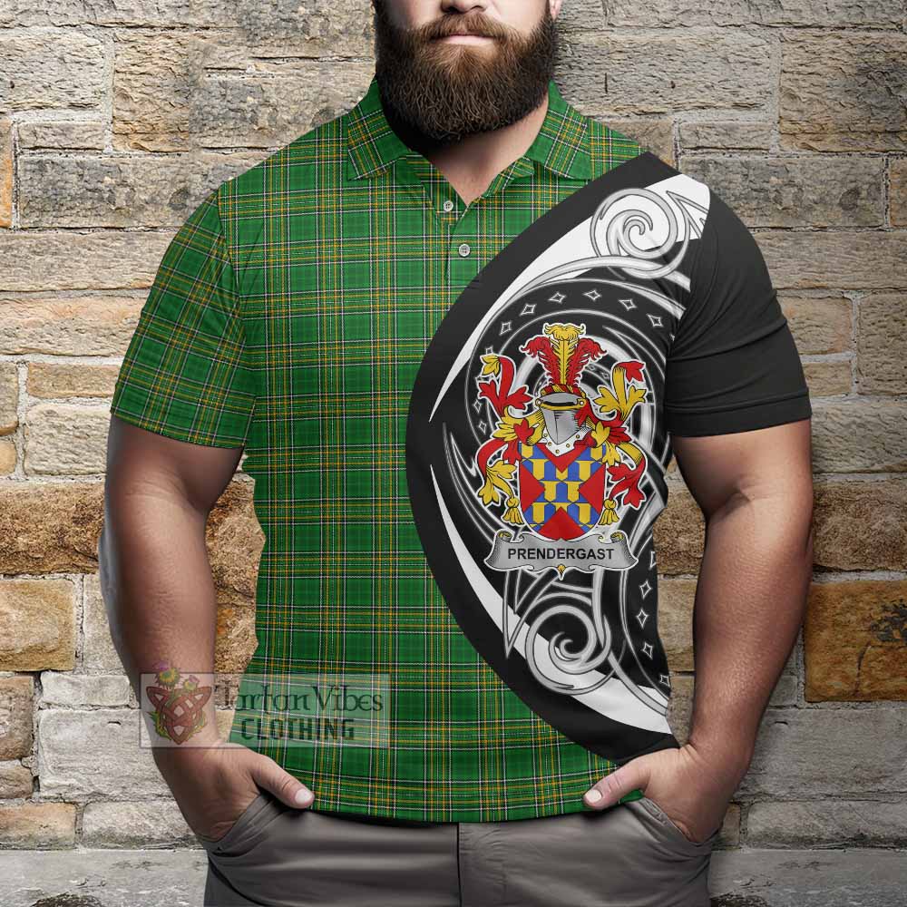 Prendergast Irish Clan Polo Shirt Celtic Circle Style - Tartan Vibes Clothing